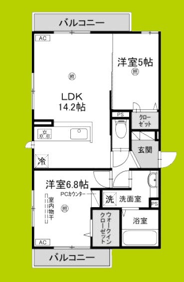クレマチス 間取り