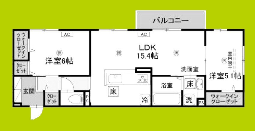 クレマチス 間取り