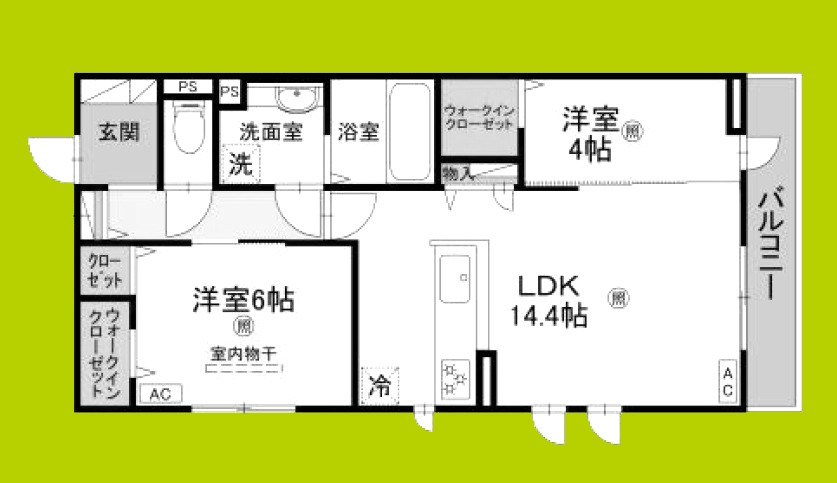 クレマチス 間取り
