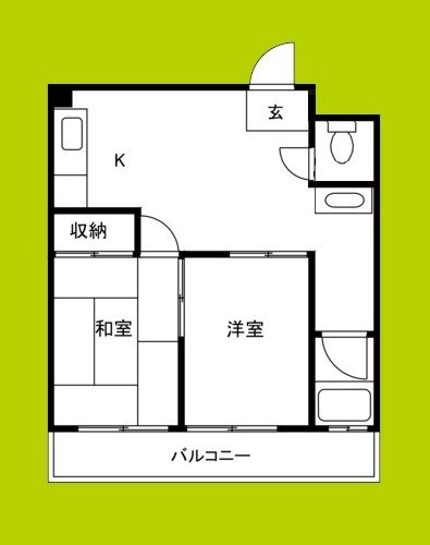 ローズハイツ東本  間取り