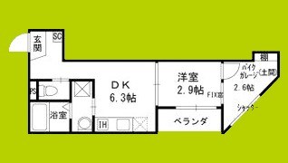 ルミナス尼崎 間取り図