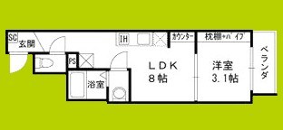ルミナス尼崎 間取り図