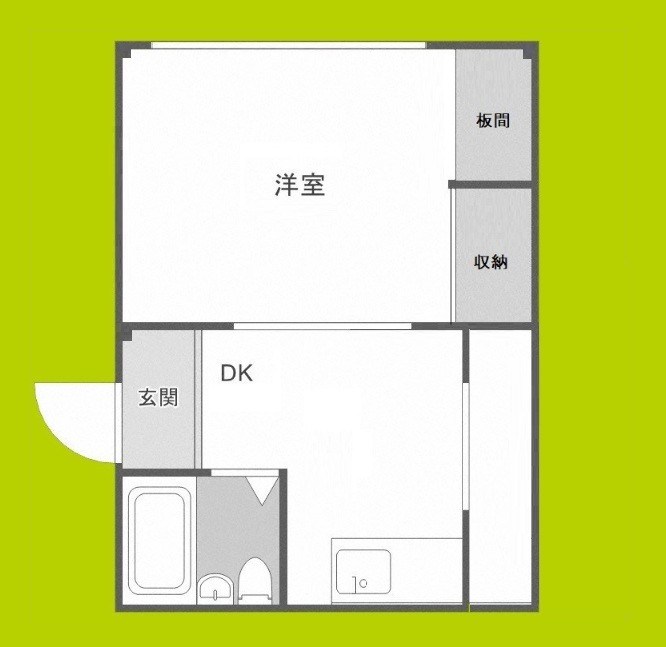 KANESHIRO豊里マンション 間取り