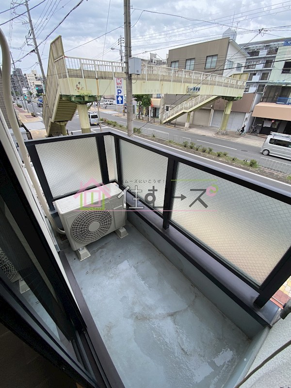 JP豊里レジデンス ベランダ