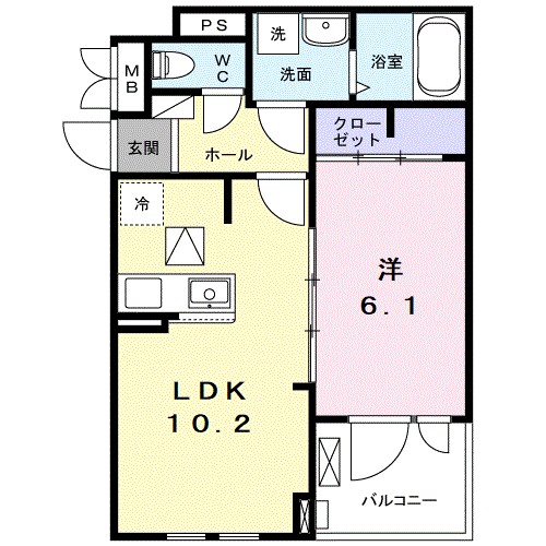 レジデンス　ＹＵＴＡＫＡ 間取り