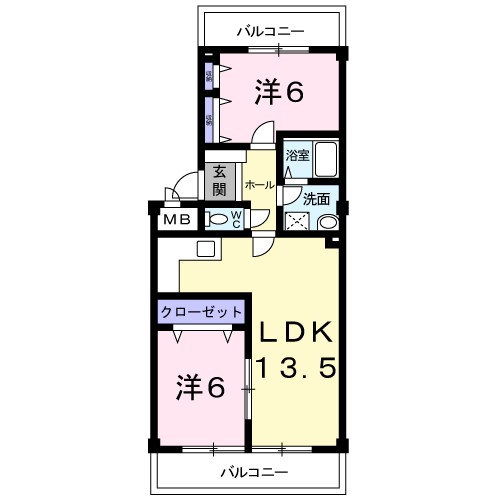 グランドールＵＭ２ 間取り