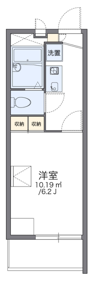 レオパレスＺＩＯＵＮ　ＶＩＥＲ 間取り