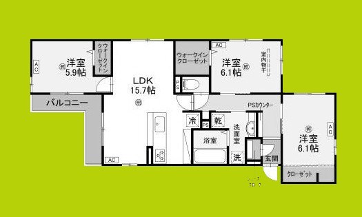 クラシスト泉町 間取り図