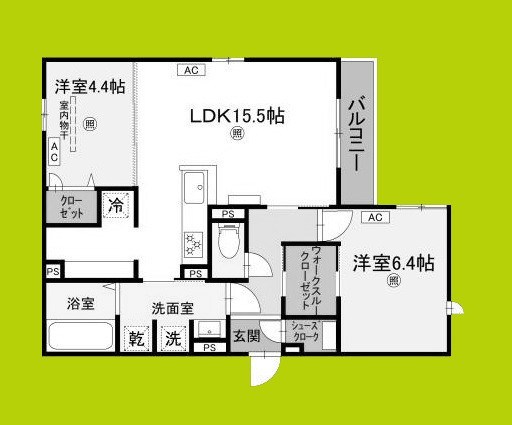 クラシスト千里丘上 間取り