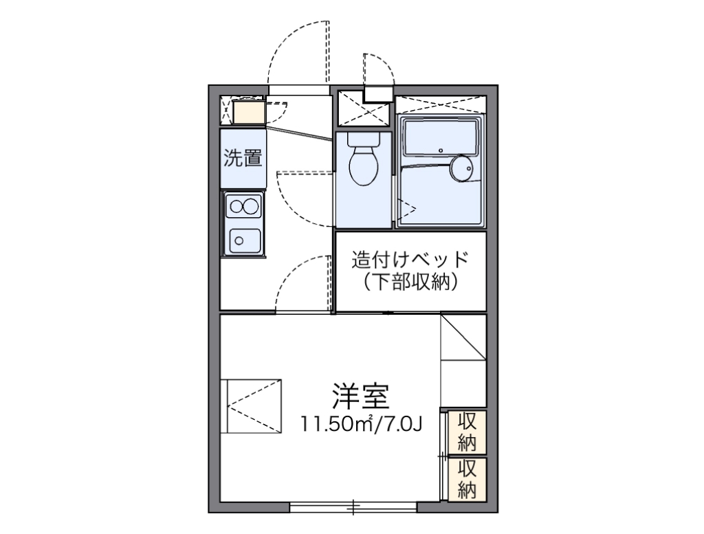 レオパレスインフォレスタ 間取り