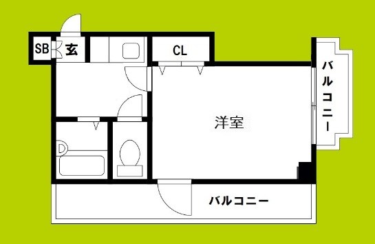 ルミナス難波 間取り