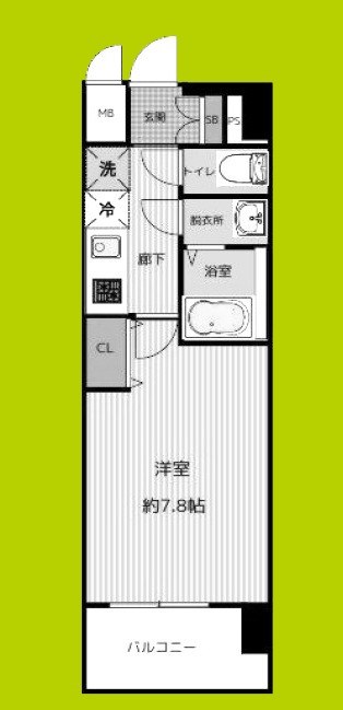 セオリー大阪EAST DOOR 間取り