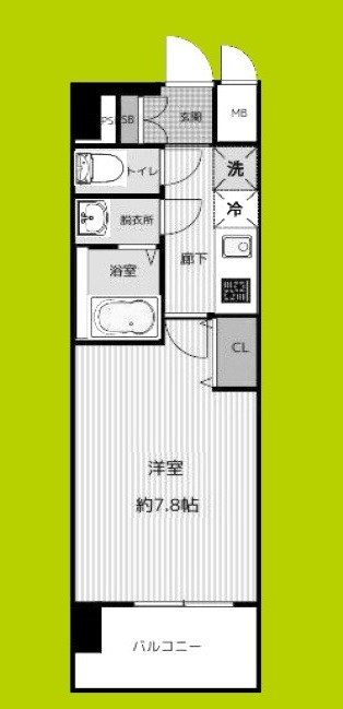 セオリー大阪EAST DOOR 間取り