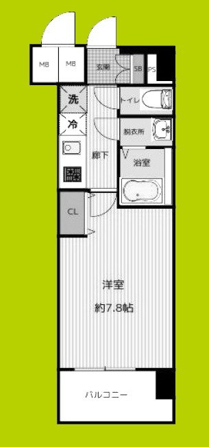 セオリー大阪EAST DOOR 間取り