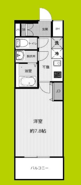 セオリー大阪EAST DOOR 間取り