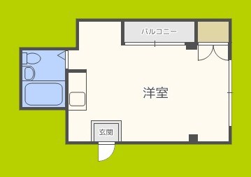 アパートメント旭Ⅱ 間取り