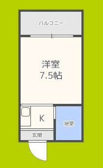 アーバンハイツ今市  間取り