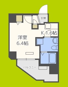 プレサンス難波EASTモダニティ 間取り