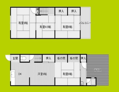 諸口４丁目住宅 間取り