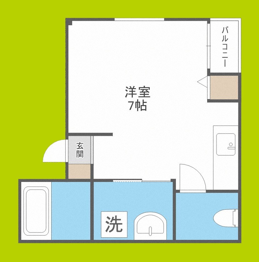 コーポ今福 間取り