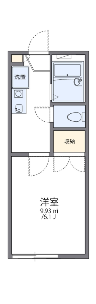 レオパレス東野 間取り