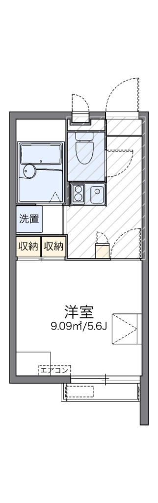 レオパレス渚西 間取り