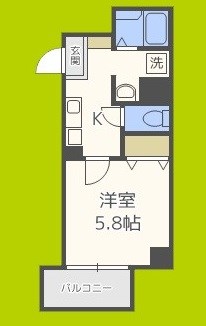 みおつくし西なんば 間取り