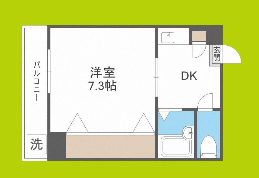 メロディーハイム美章園 間取り