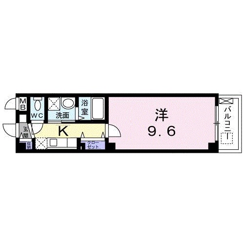プラシード東難波 間取り