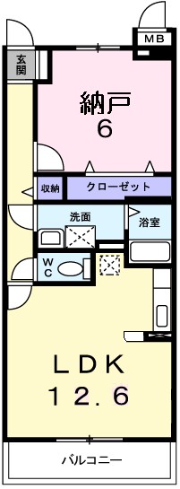 メゾン　ド　リ－ノ 間取り