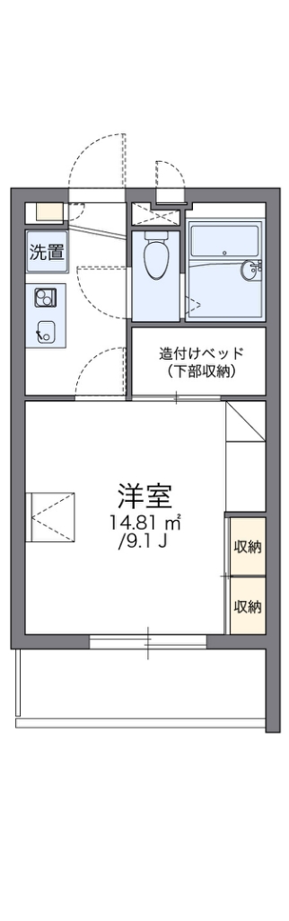 レオパレス川向 間取り