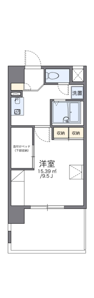 レオパレスＲＥＺＯＮ中百舌鳥 間取り