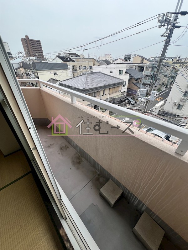 清水丘マンション ベランダ