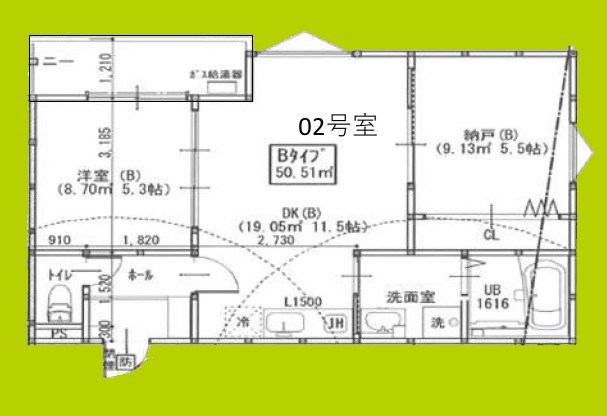 ボヌール緑地公園 間取り