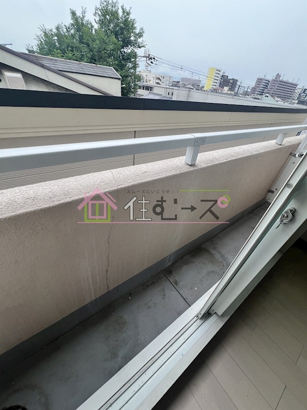 清水丘マンション ベランダ