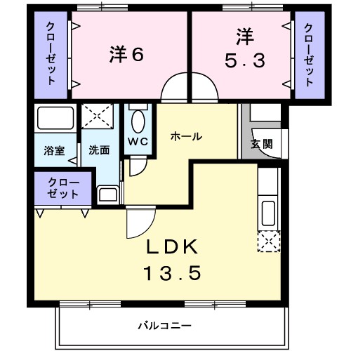コーポねごろ 間取り