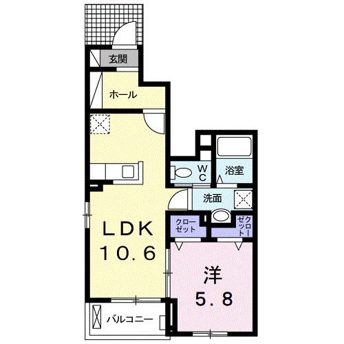 エトワール　イッサ　Ⅱ 間取り