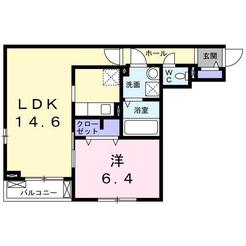 ハイツ若草 間取り