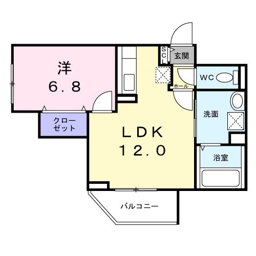 東奈良２丁目マンション 間取り図