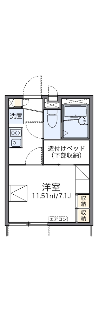 レオパレスＳｉｍｐｌｅ大今里 間取り