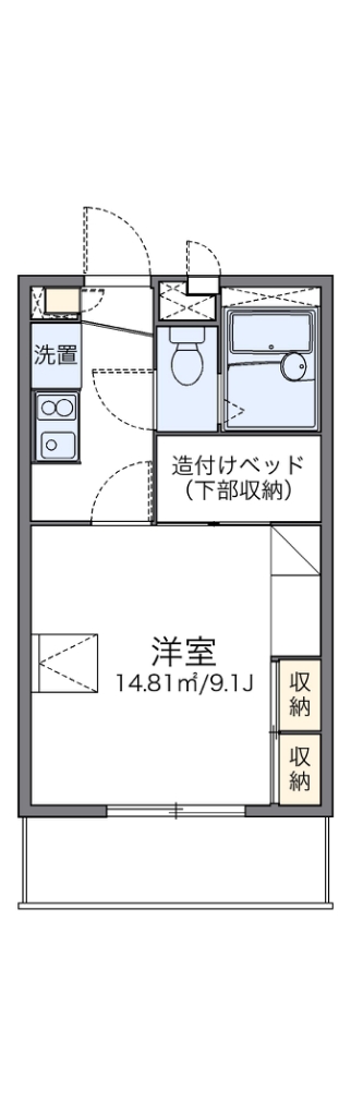 レオパレス多田４ 間取り