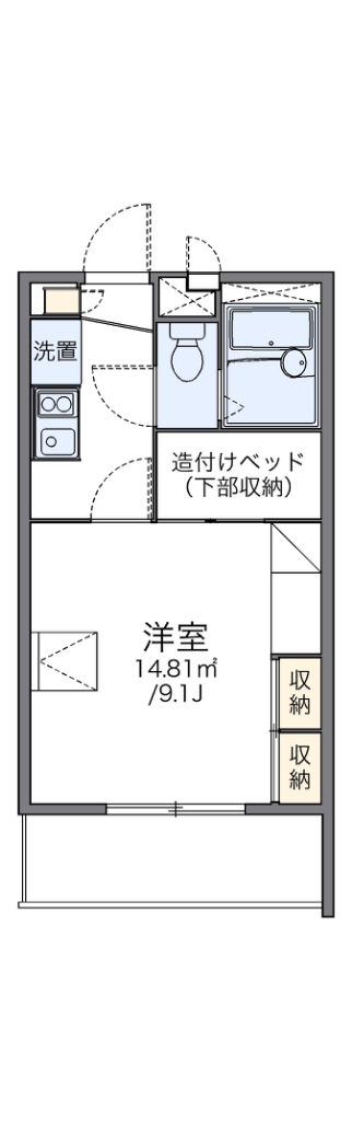 レオパレス多田２ 間取り