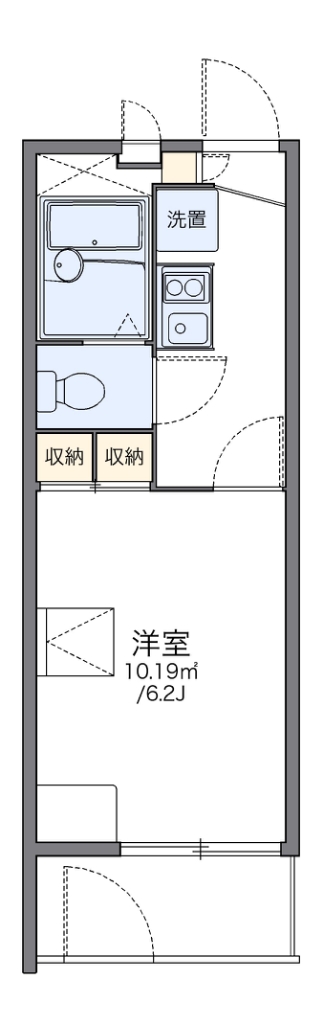 レオパレスグレイス清水 間取り