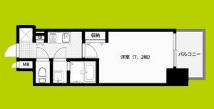 フォーリアライズ弁天町ノビア 間取り