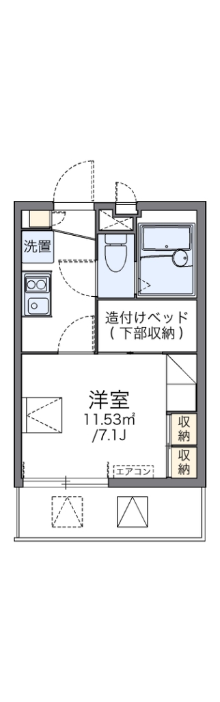 レオパレスＦｕｍｉｎ 間取り