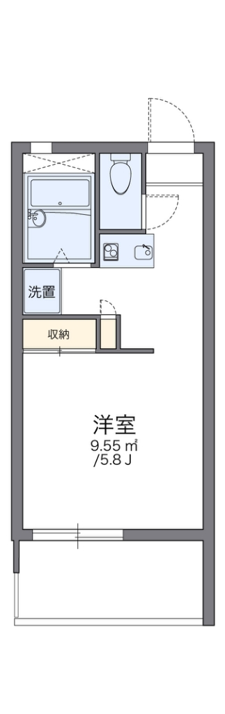 レオパレスツインズ加島壱番館 間取り