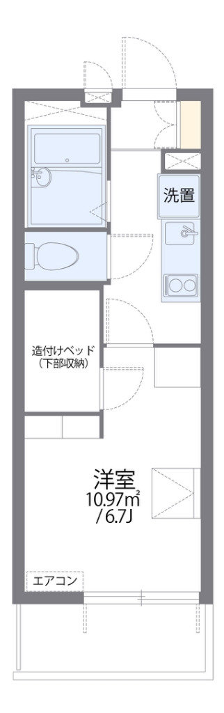 レオパレス千林 間取り