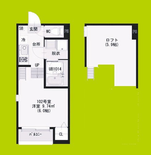 ハーモニープレミアだいどう豊里 間取り図