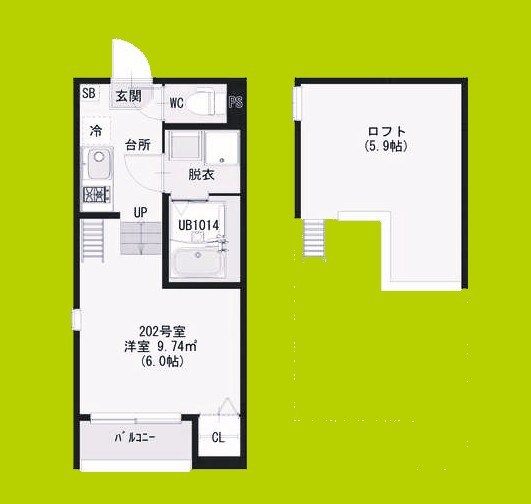 ハーモニープレミアだいどう豊里 間取り図