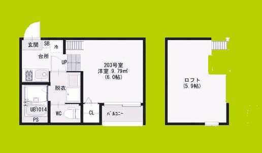 ハーモニープレミアだいどう豊里 間取り図